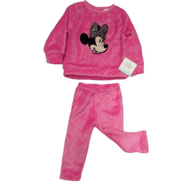 Minnie Embroidery Set In Foil Fabric For Toddlers